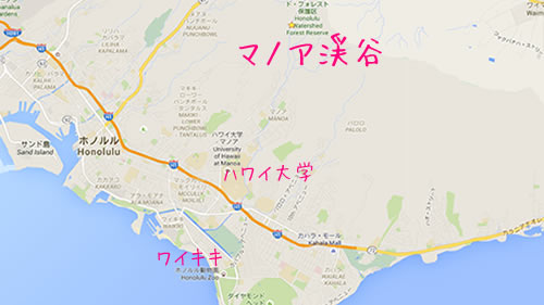 マノアの地図平面