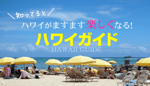 初めてのハワイ旅行！ハワイの基本情報を知っていると何倍も楽しめる