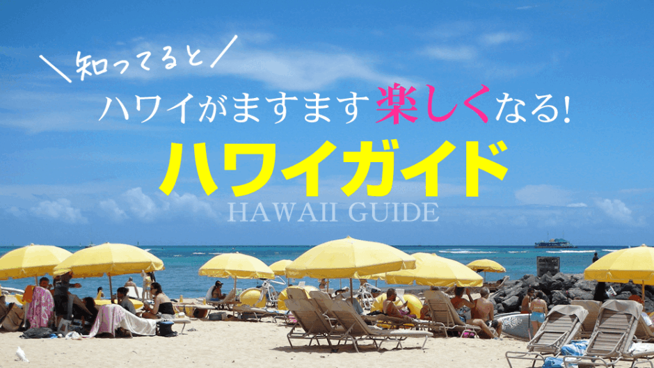 初めてのハワイ旅行！ハワイの基本情報を知っていると何倍も楽しめる