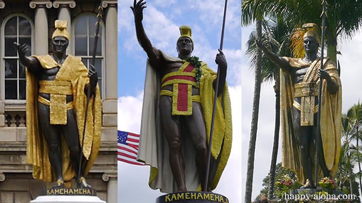 カメハメハ大王像は4体ある！ハワイの歴史を知って会いに行こう